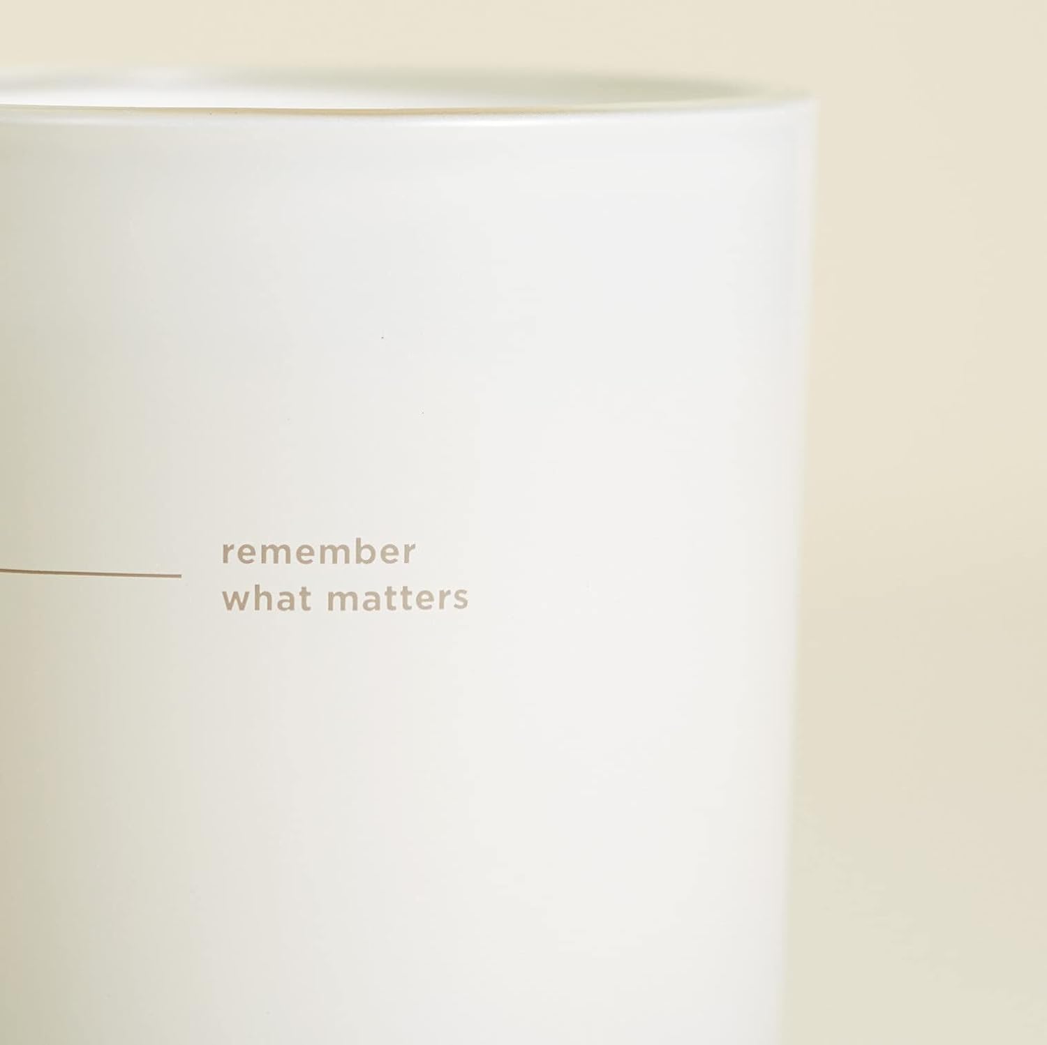 Candle Intentions Collection Candle Be Focused Remember what matters Peppermint Eucalyptus 13 oz Home Décor