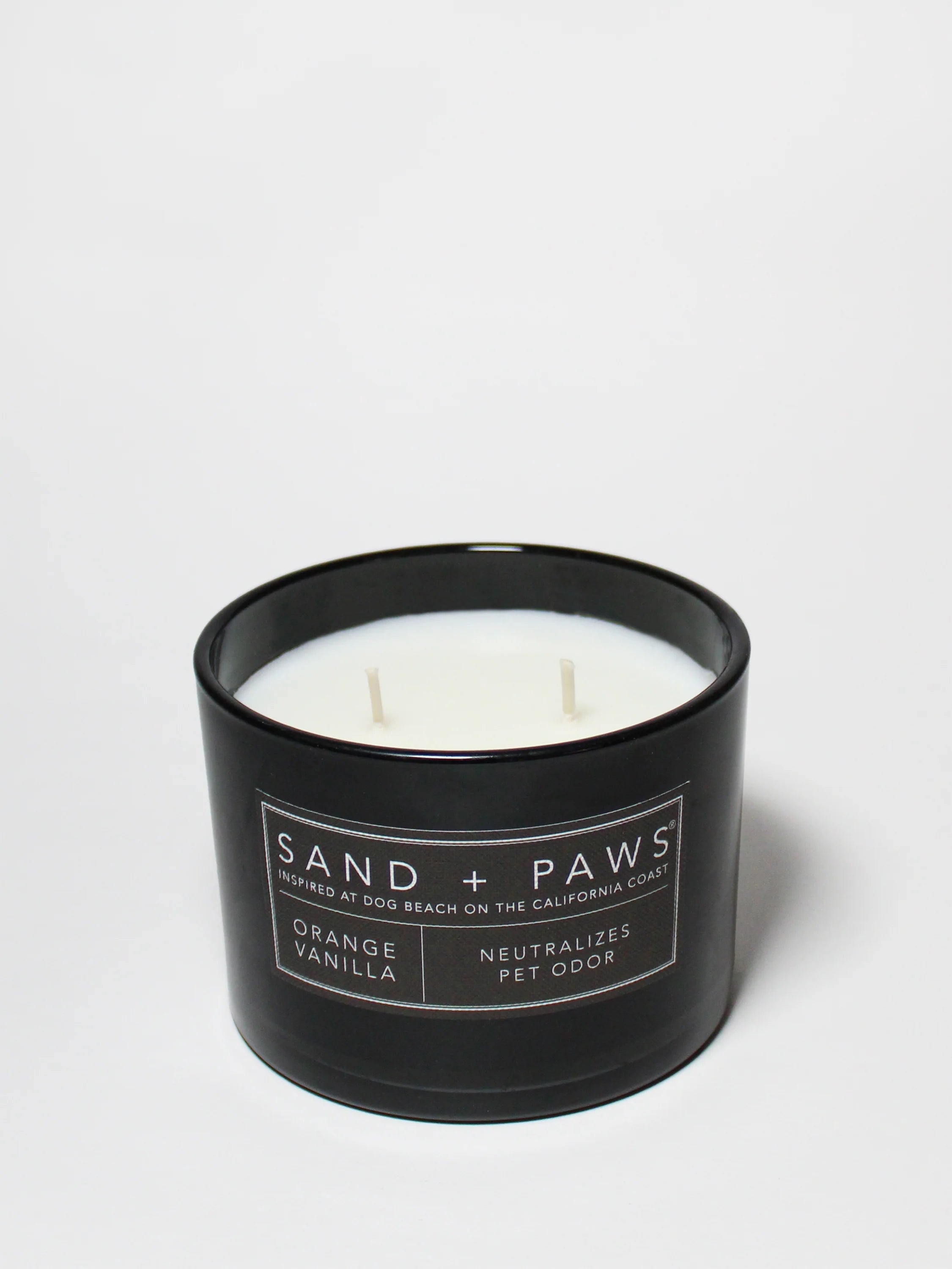 Sand + Paws Orange Vanilla 12 oz scented candle