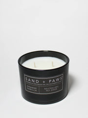 Sand + Paws Orange Vanilla 12 oz scented candle