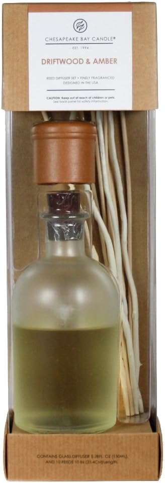 Candle Reed Diffuser Driftwood Amber