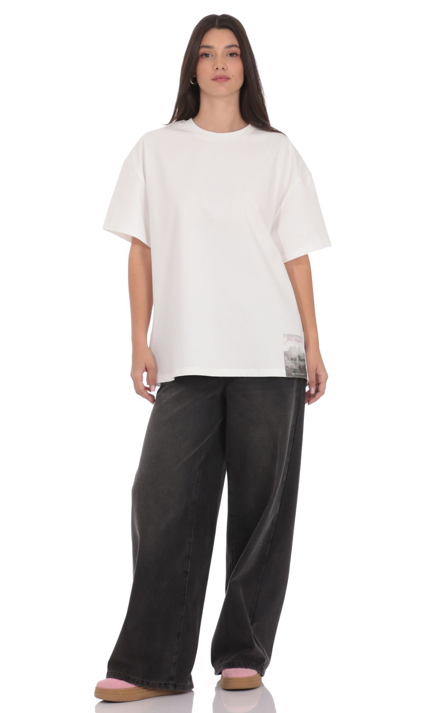 Lucy Graphic T Shirt in White