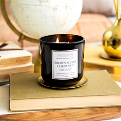 Candle The Collection Two Wick Scented Candle Brown Sugar Chestnut Medium Jar