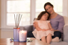Candle Scented Candle Serenity Calm Lavender Thyme Coffee Table Home Décor