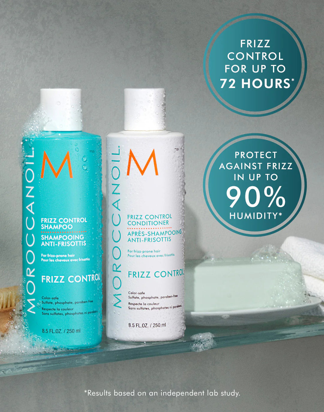 Frizz Control Shampoo Conditioner Bundle
