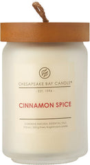 Candle Scented Candle Cinnamon Spice Large Jar White BRUN