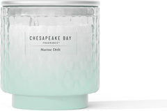 11oz Marine Drift Scented Candle Mood Evoking Fragrance Textured Sea Glass Inspired Jar Premium Soy Blend Wax with Essential Oils Coastal Fragrance for Home Décor or Gifting