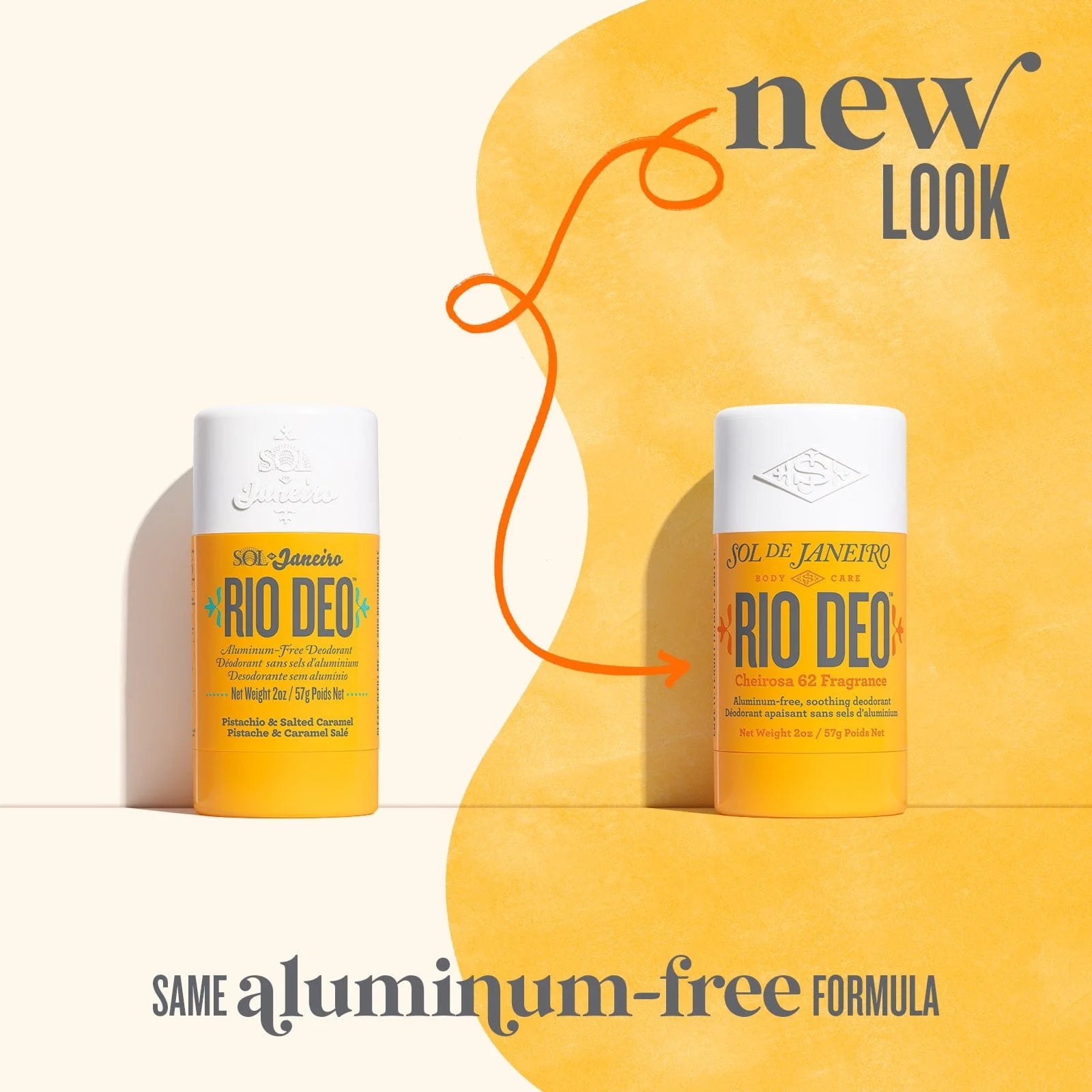 Rio Deo Aluminum Free Deodorant Cheirosa 62