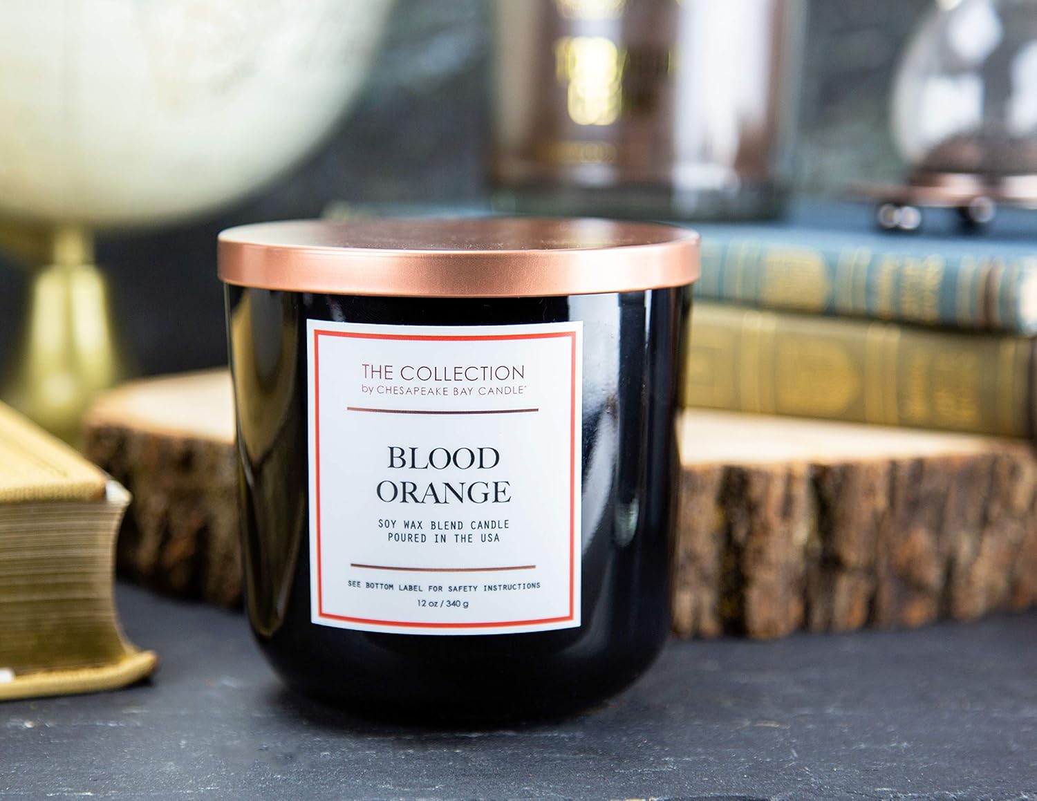 Candle TA35216 Candle The Collection Two Wick Scented Candle Blood Orange