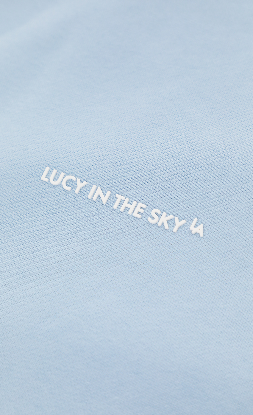 Oversized Lucy Hoodie in Light Blue