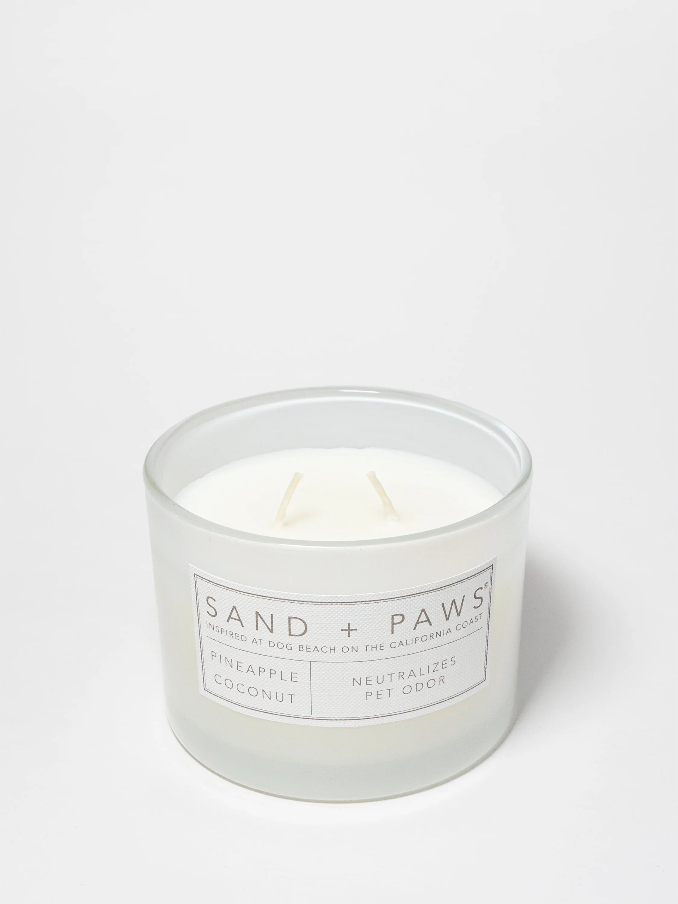 Sand + Paws Pineapple Coconut 12 oz scented candle