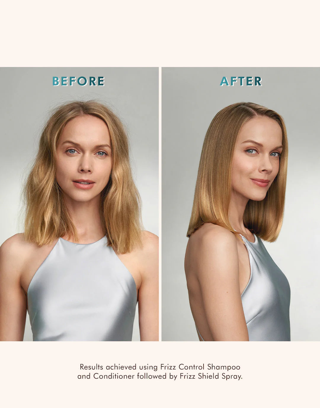 Frizz Control Shampoo Conditioner Liter Bundle