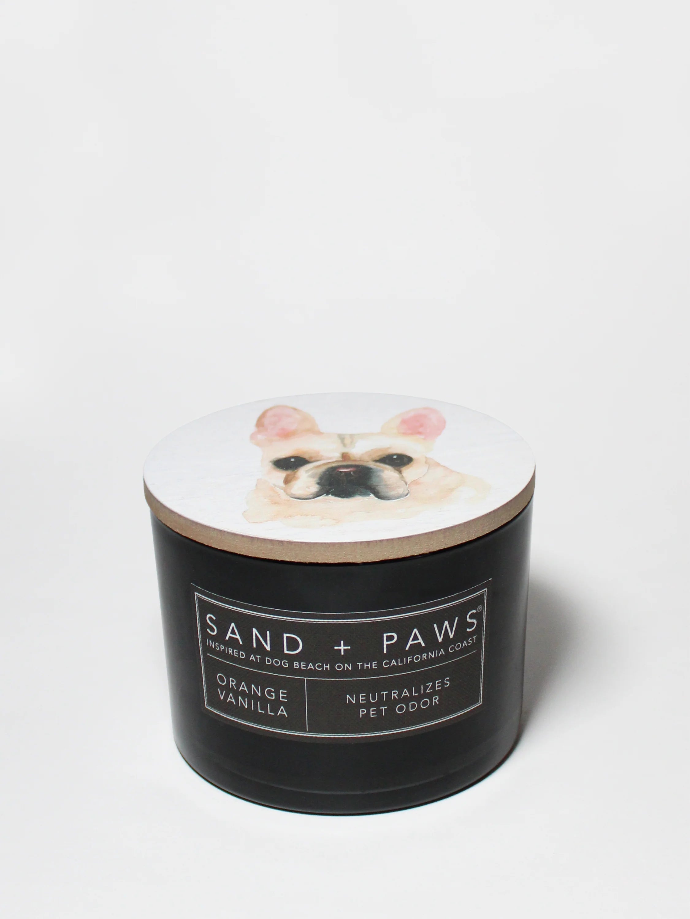 Sand + Paws Orange Vanilla 12 oz scented candle