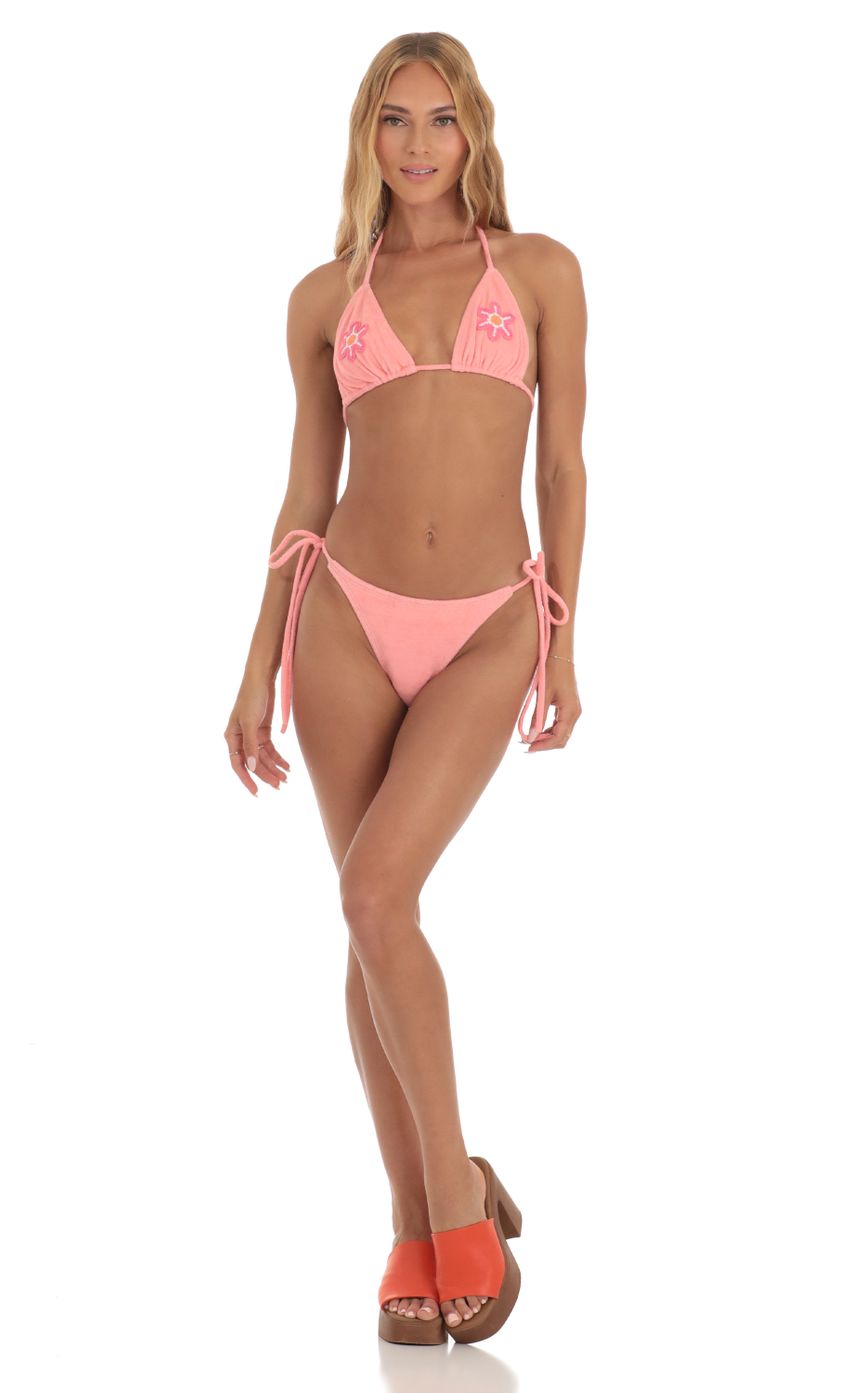 Flower Bikini Set in Pink
