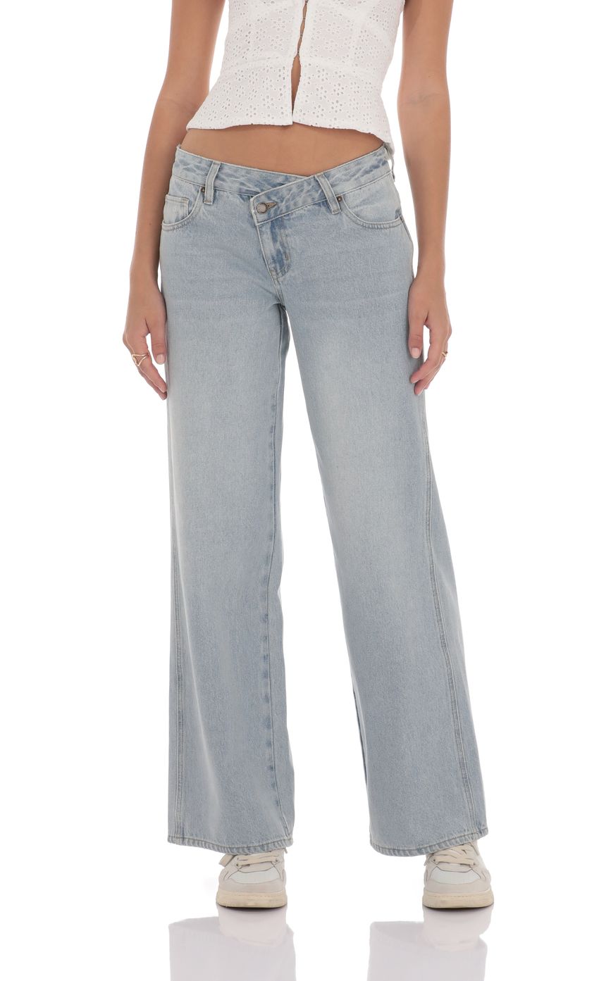 Low Rise Cross Jeans in Blue