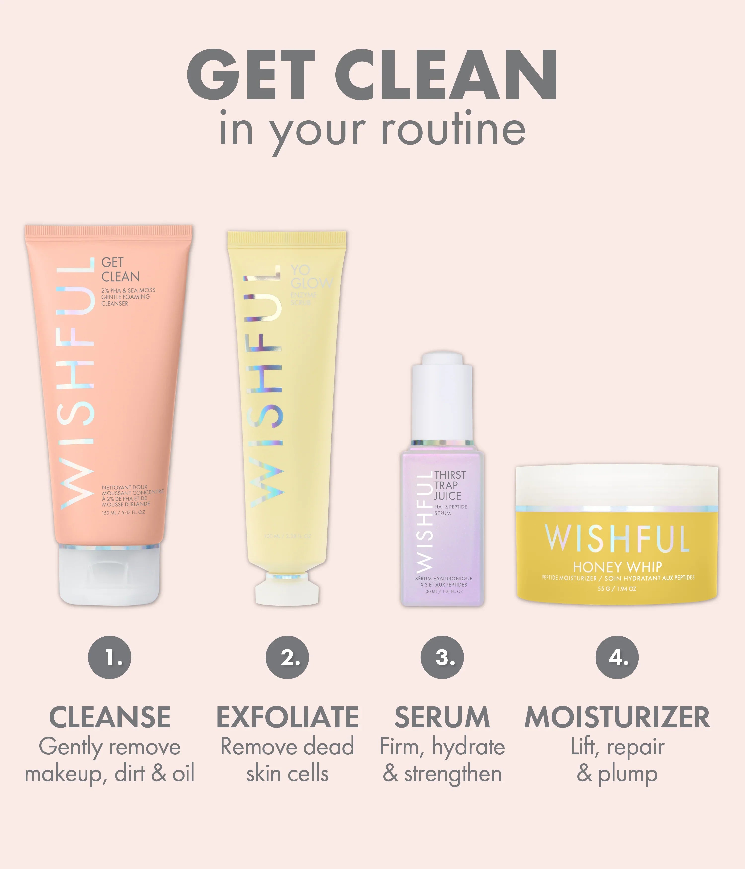 Get Clean 2 PHA Sea Moss Gentle Foaming Cleanser