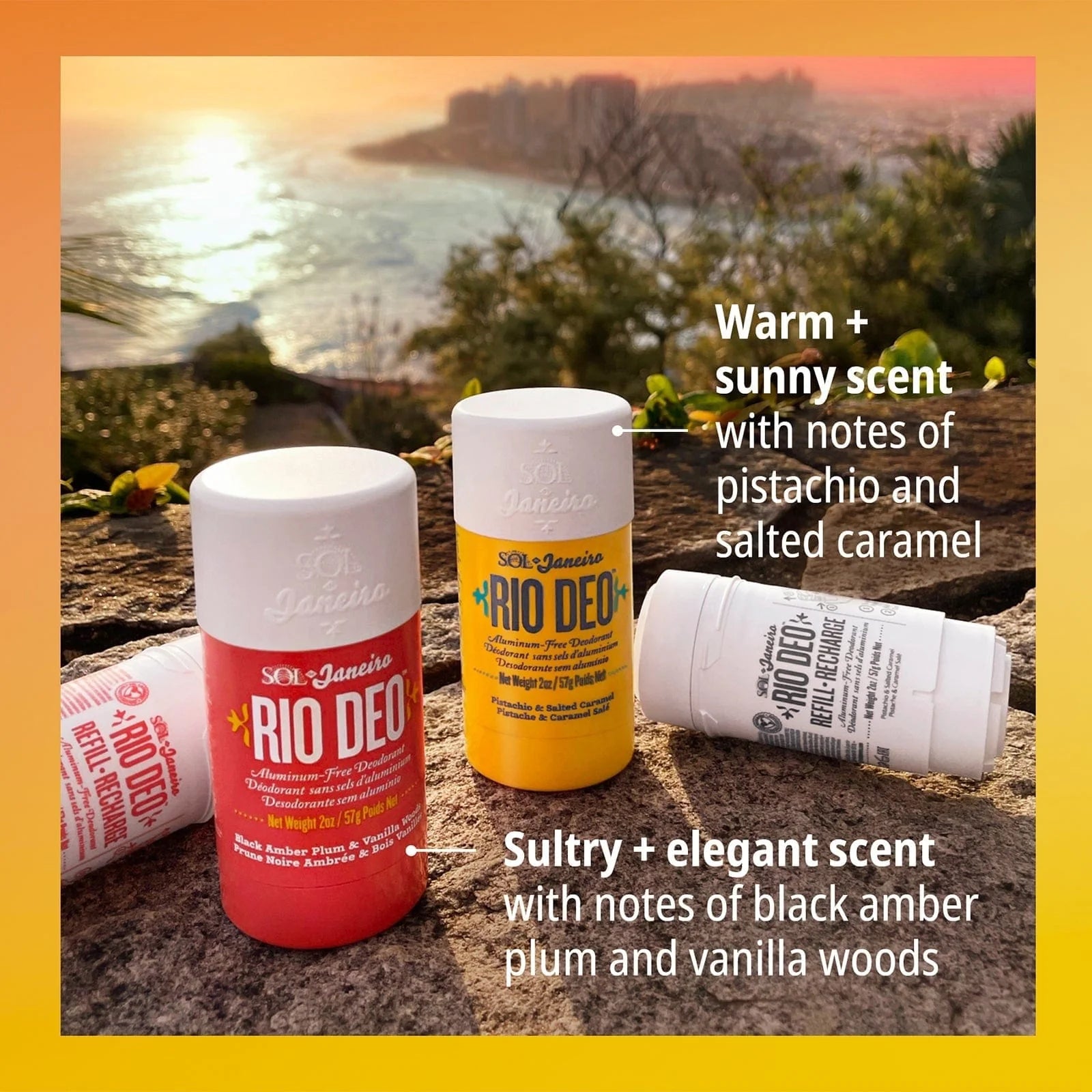 Rio Deo Aluminum Free Deodorant Cheirosa 62