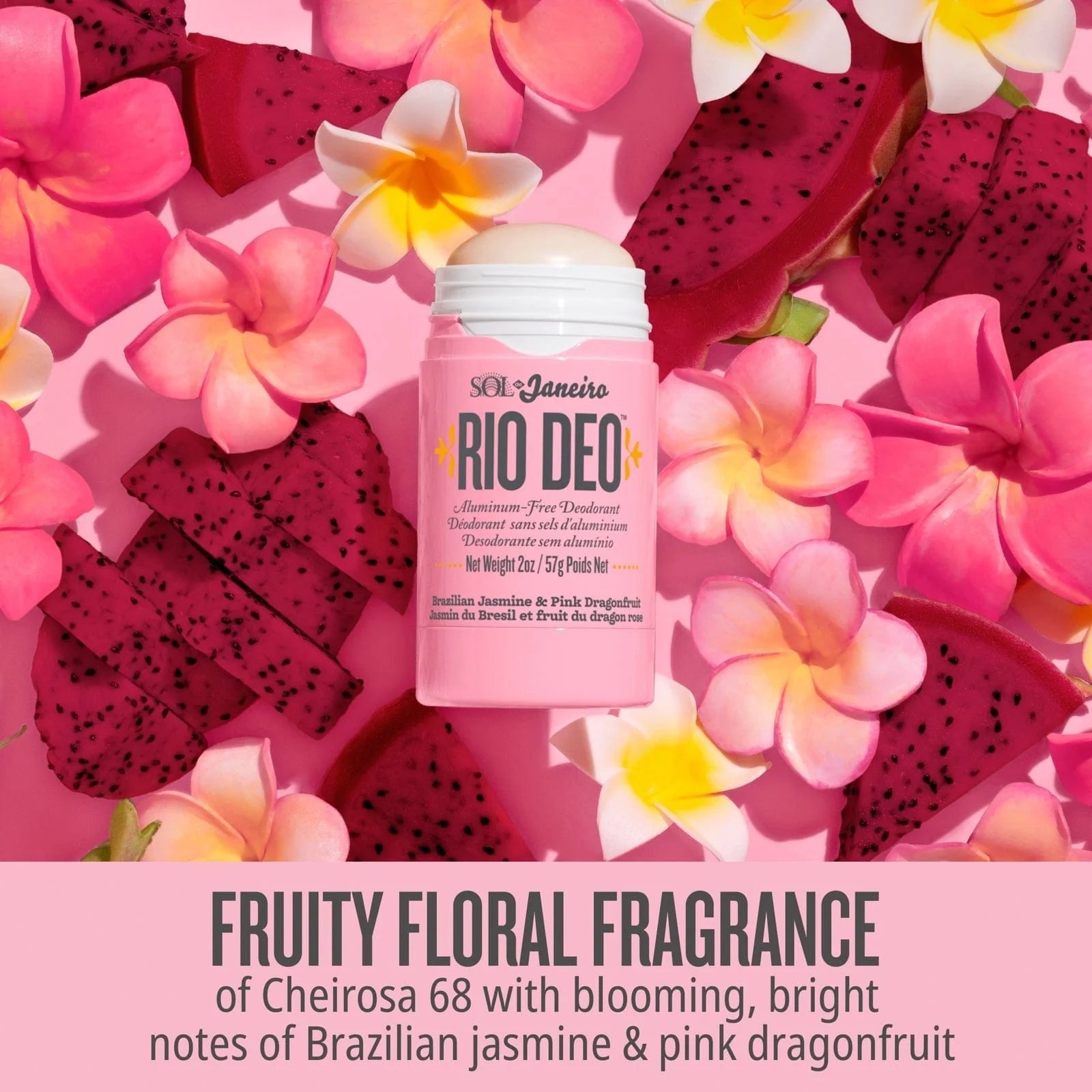 Rio Deo Aluminum Free Deodorant Cheirosa 68