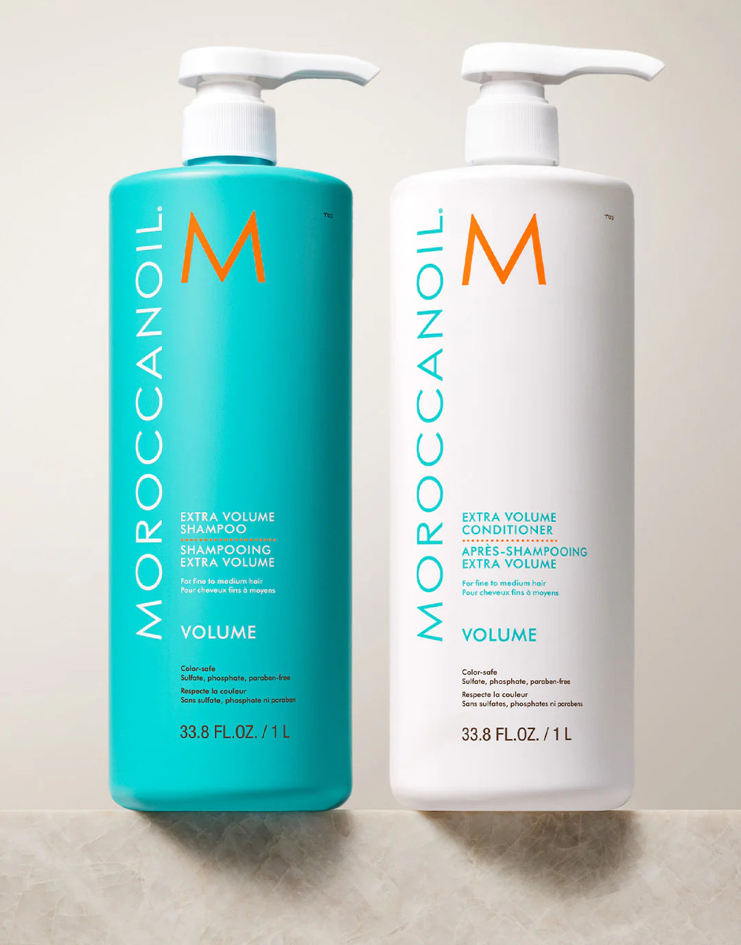 Extra Volume Shampoo Conditioner Liter Bundle