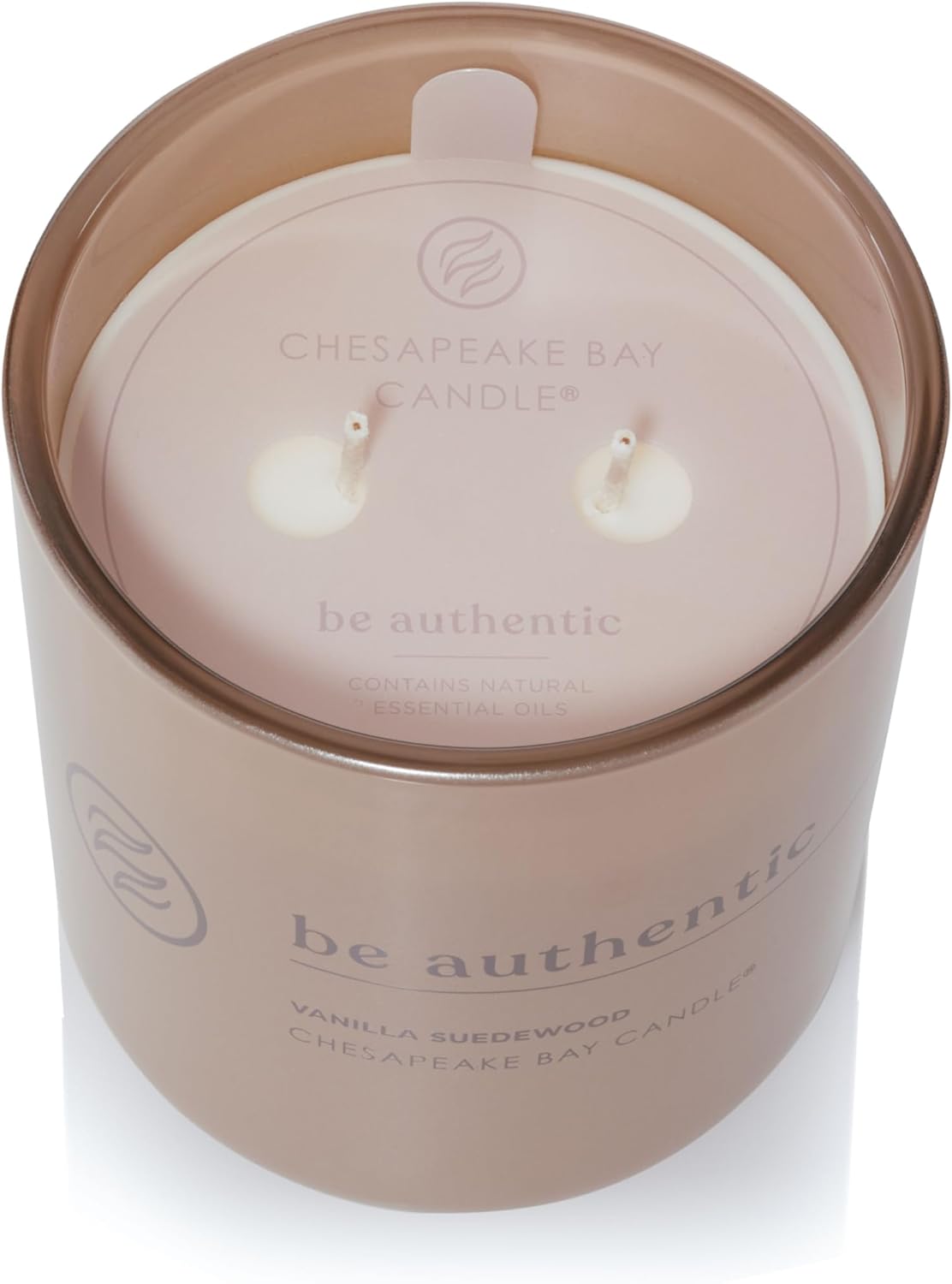 Candle Intentions Collection Candle Be Authentic Embrace Your True self Vanilla Suedewood 13 oz Home Décor