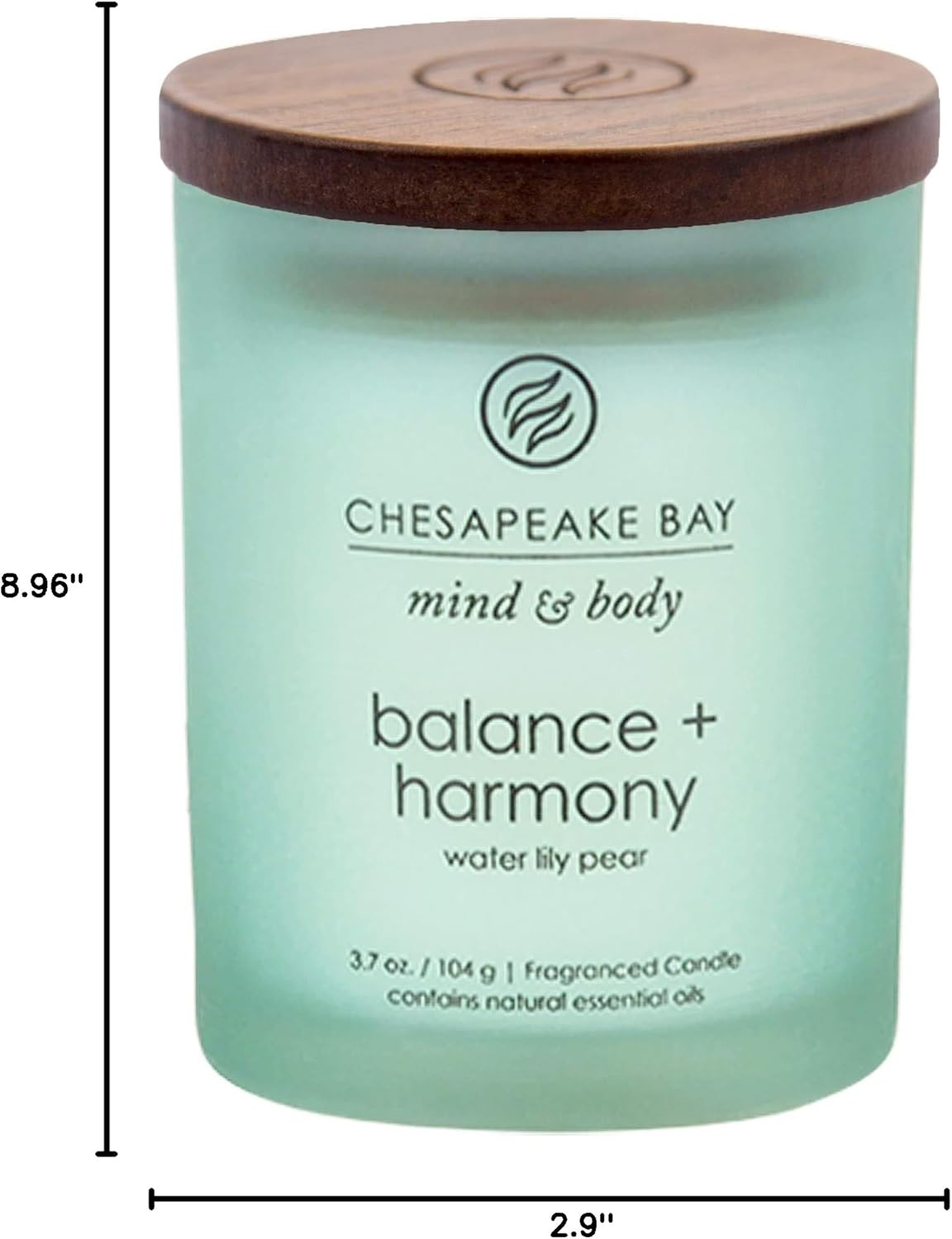 Candle Peace Tranquility Balance Harmony Serenity Calm Scented Candle Gift Set Small Jar 3 Pack Assorted