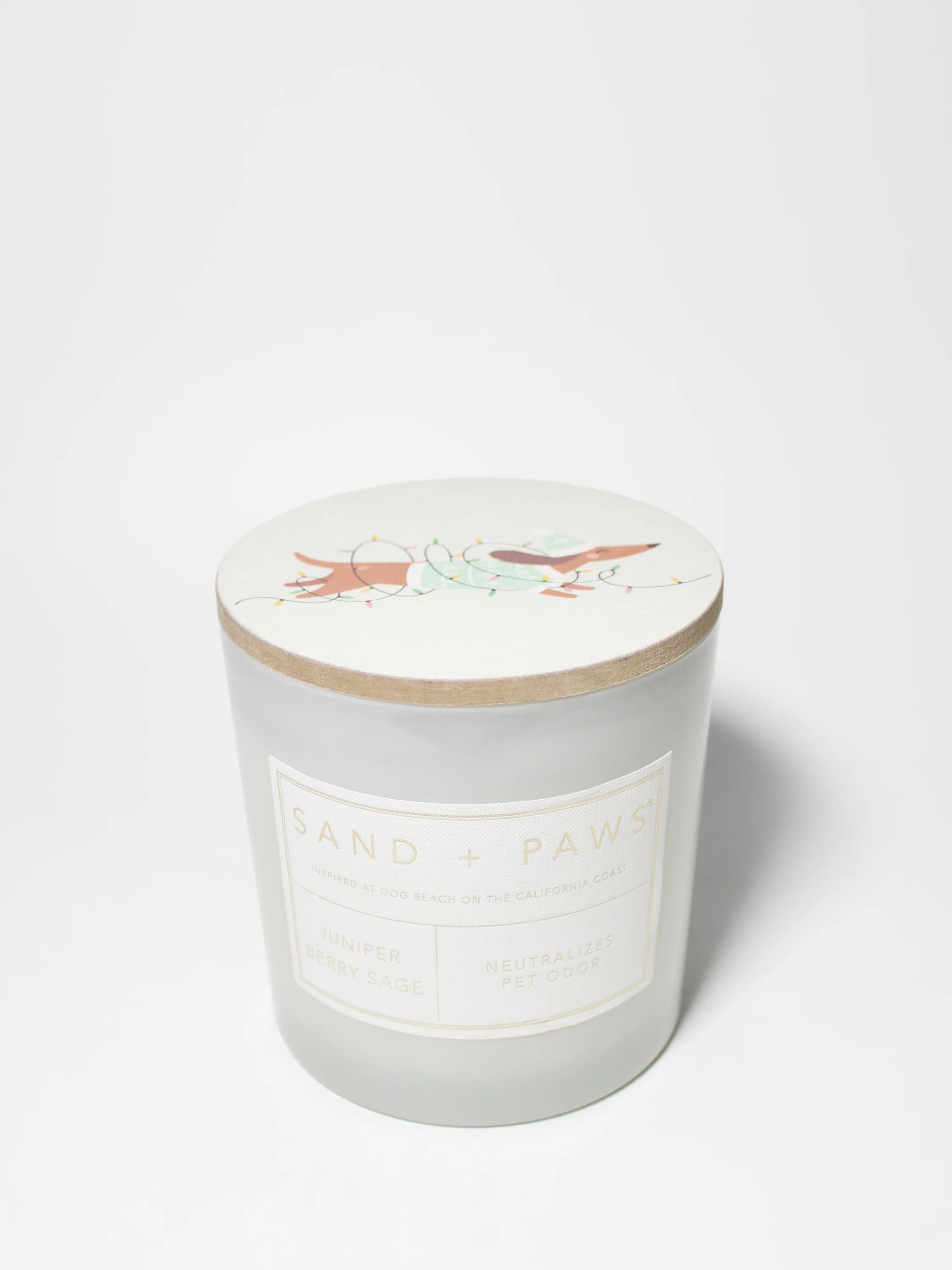 Sand + Paws Juniper Berry Sage 21 oz scented candle