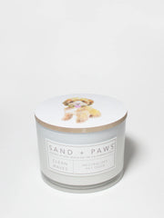Sand + Paws Clean Waves 12 oz scented candle