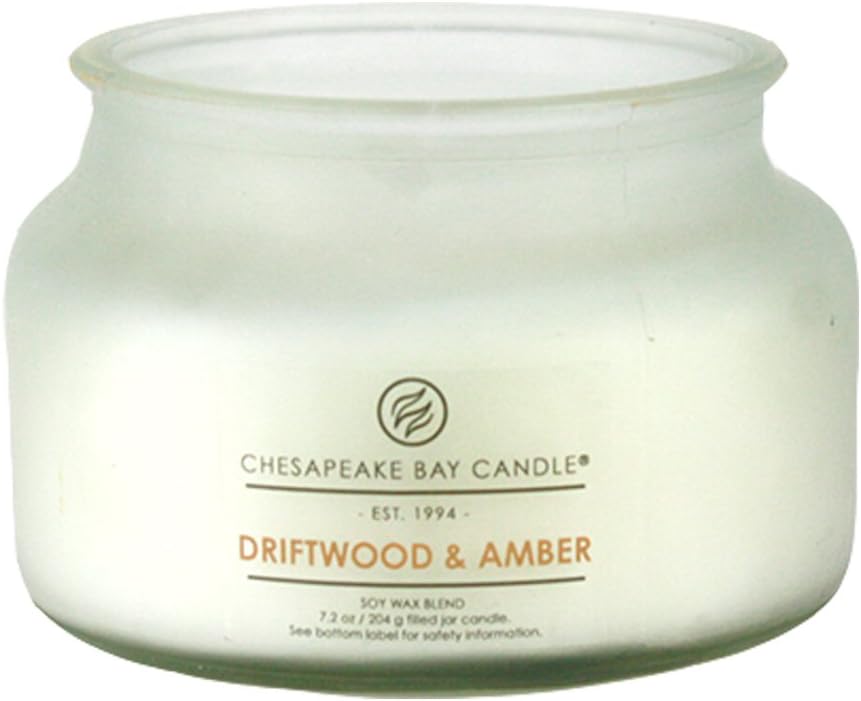 Candle Scented Candle Driftwood Amber Small