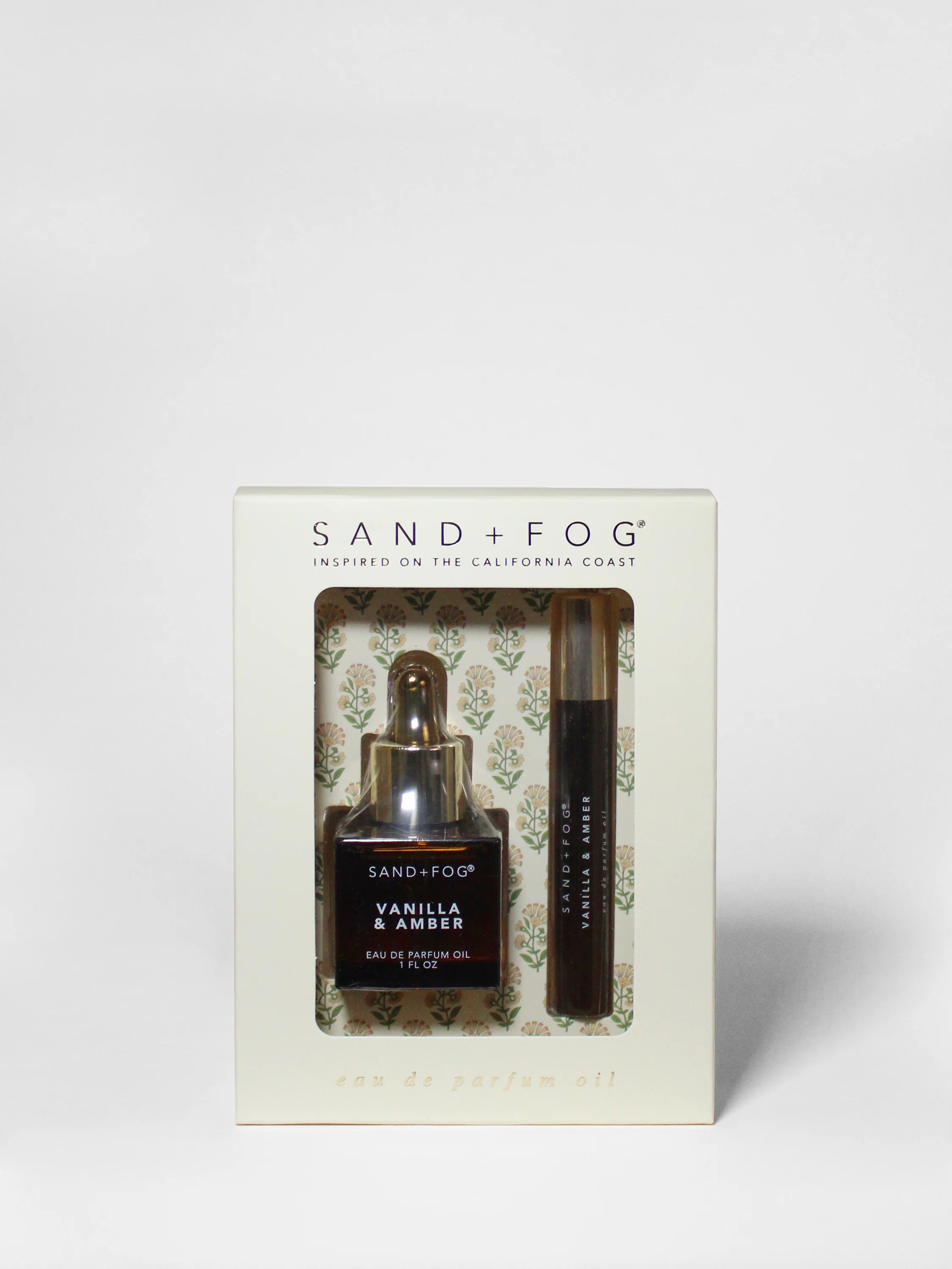 Perfume Oil Rollerball and Perfume Dropper Set - Vanilla & Amber
