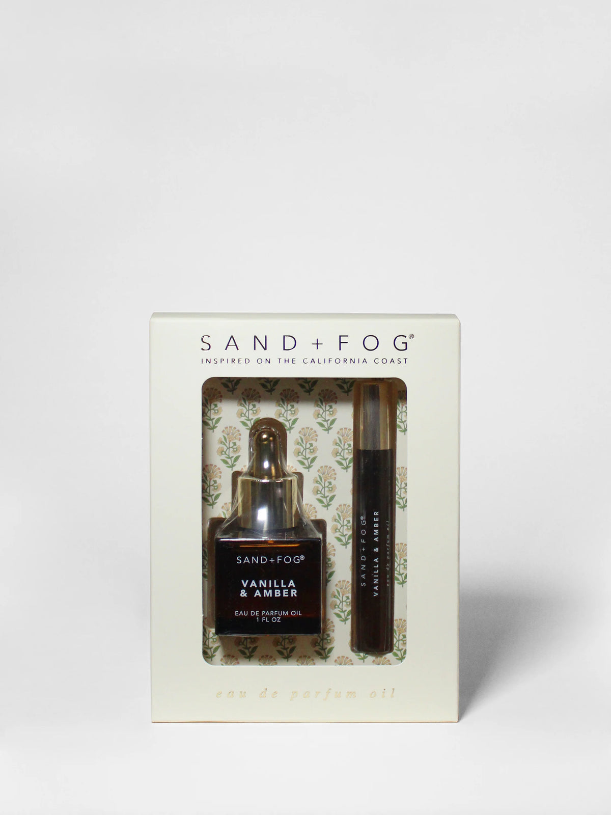 Perfume Oil Rollerball and Perfume Dropper Set - Vanilla & Amber